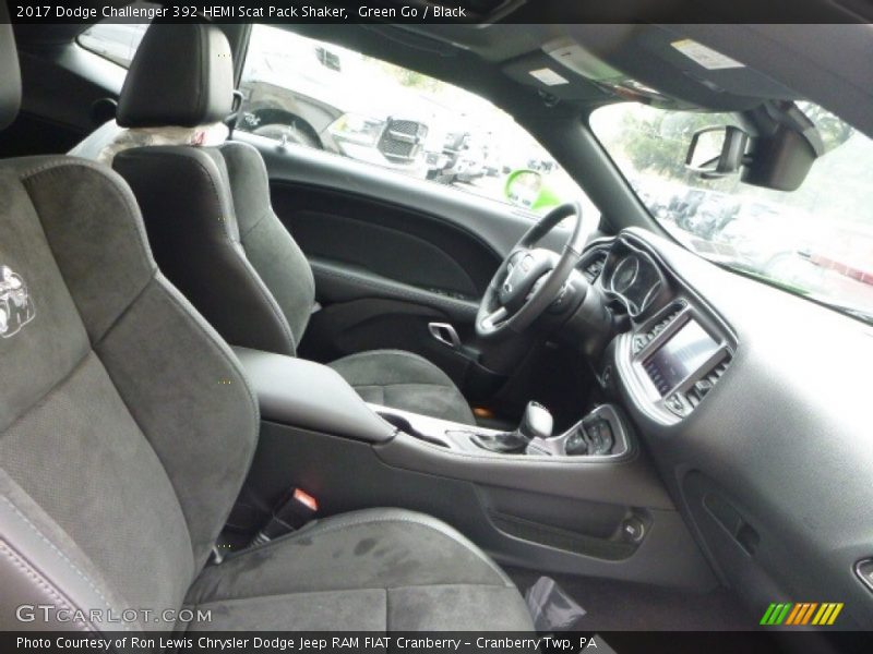 Green Go / Black 2017 Dodge Challenger 392 HEMI Scat Pack Shaker