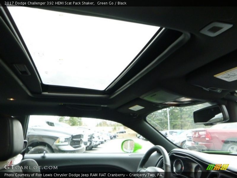 Green Go / Black 2017 Dodge Challenger 392 HEMI Scat Pack Shaker