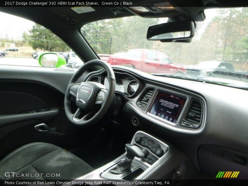Green Go / Black 2017 Dodge Challenger 392 HEMI Scat Pack Shaker