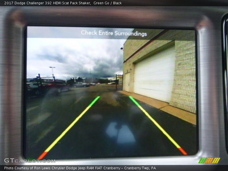 Green Go / Black 2017 Dodge Challenger 392 HEMI Scat Pack Shaker