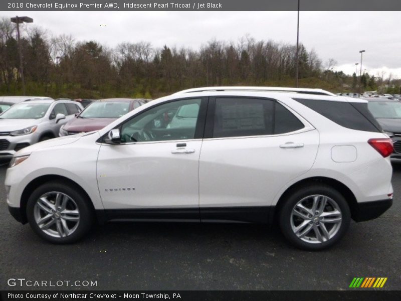 Iridescent Pearl Tricoat / Jet Black 2018 Chevrolet Equinox Premier AWD