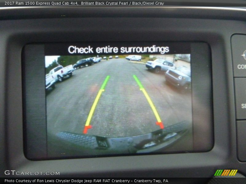 Brilliant Black Crystal Pearl / Black/Diesel Gray 2017 Ram 1500 Express Quad Cab 4x4