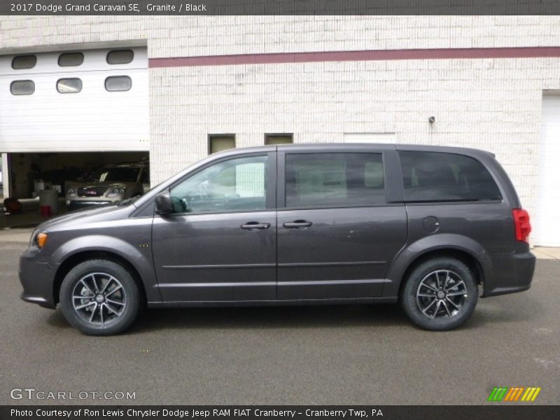 Granite / Black 2017 Dodge Grand Caravan SE
