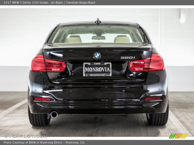 Jet Black / Venetian Beige/Black 2017 BMW 3 Series 320i Sedan
