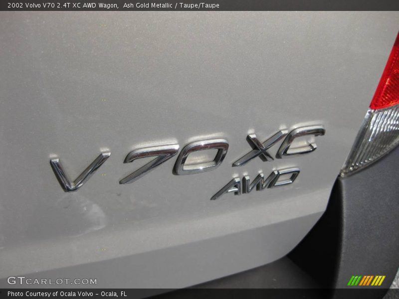 Ash Gold Metallic / Taupe/Taupe 2002 Volvo V70 2.4T XC AWD Wagon
