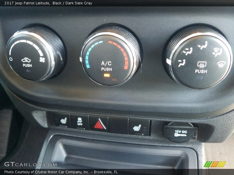 Black / Dark Slate Gray 2017 Jeep Patriot Latitude