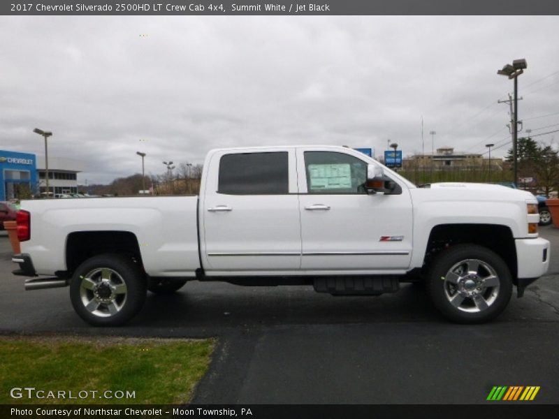 Summit White / Jet Black 2017 Chevrolet Silverado 2500HD LT Crew Cab 4x4