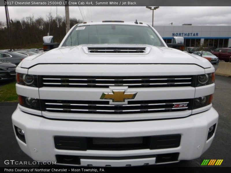 Summit White / Jet Black 2017 Chevrolet Silverado 2500HD LT Crew Cab 4x4