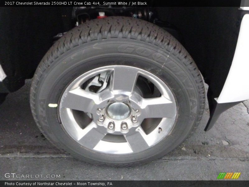 Summit White / Jet Black 2017 Chevrolet Silverado 2500HD LT Crew Cab 4x4