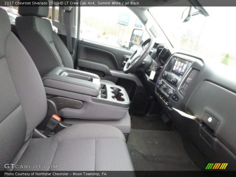 Summit White / Jet Black 2017 Chevrolet Silverado 2500HD LT Crew Cab 4x4