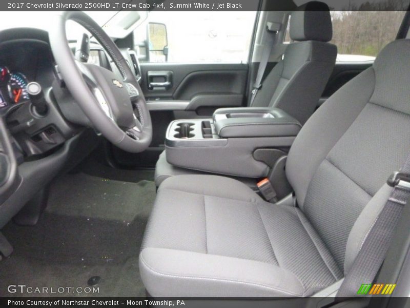 Summit White / Jet Black 2017 Chevrolet Silverado 2500HD LT Crew Cab 4x4
