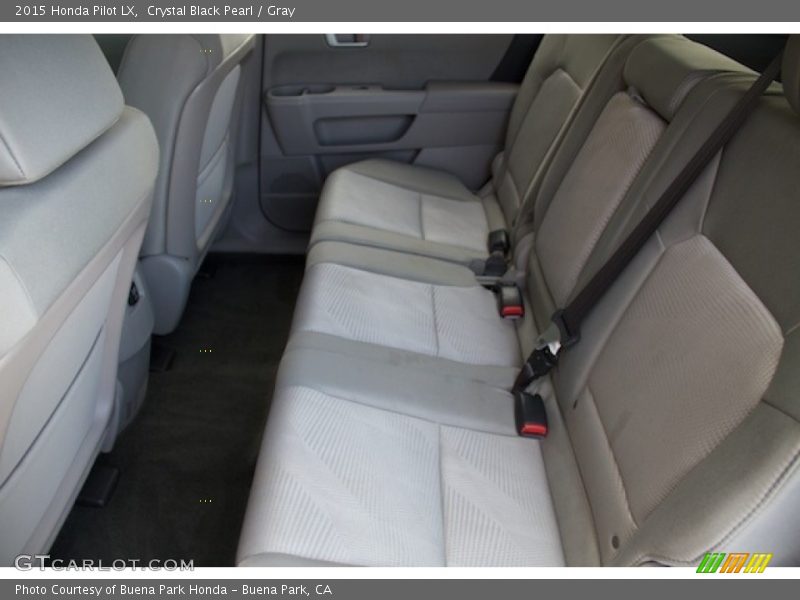 Crystal Black Pearl / Gray 2015 Honda Pilot LX
