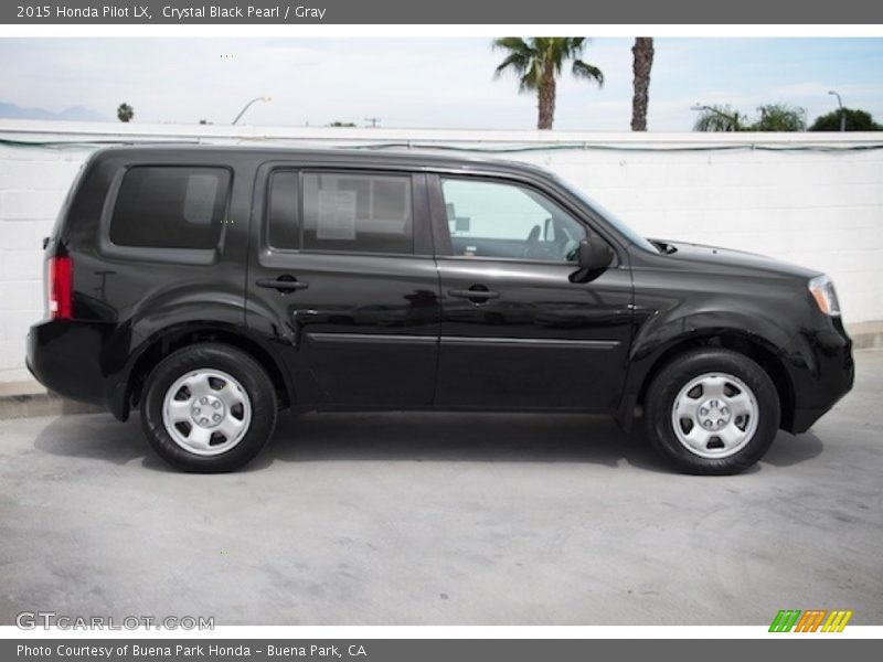 Crystal Black Pearl / Gray 2015 Honda Pilot LX