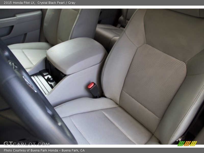 Crystal Black Pearl / Gray 2015 Honda Pilot LX