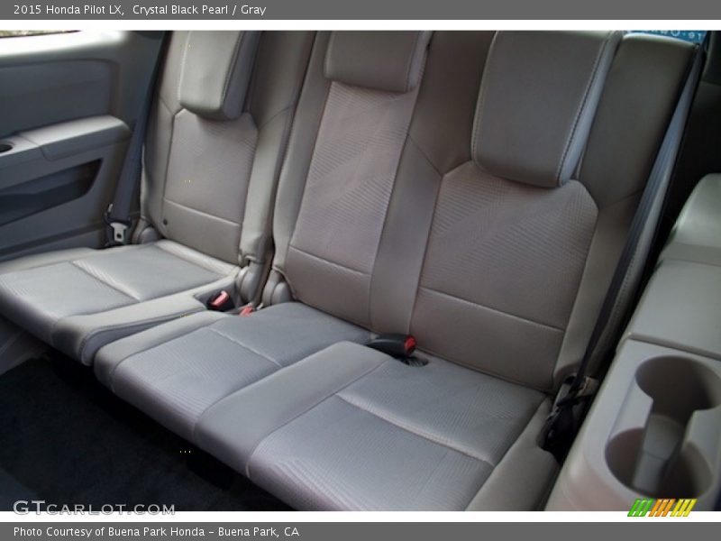 Crystal Black Pearl / Gray 2015 Honda Pilot LX