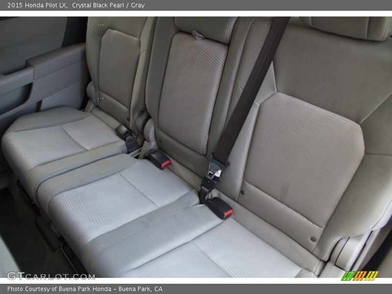 Crystal Black Pearl / Gray 2015 Honda Pilot LX