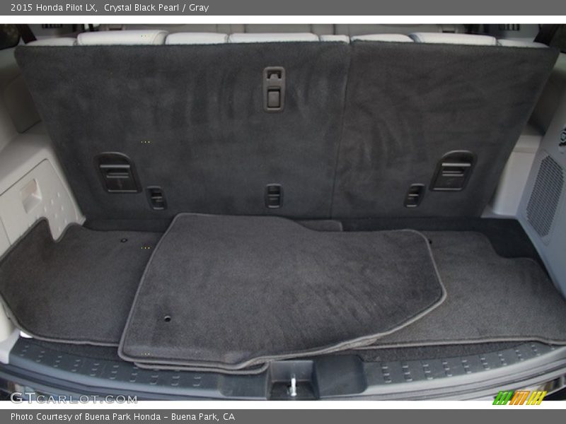 Crystal Black Pearl / Gray 2015 Honda Pilot LX