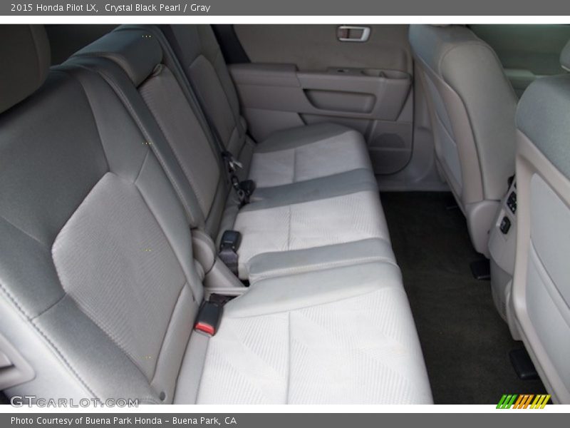 Crystal Black Pearl / Gray 2015 Honda Pilot LX