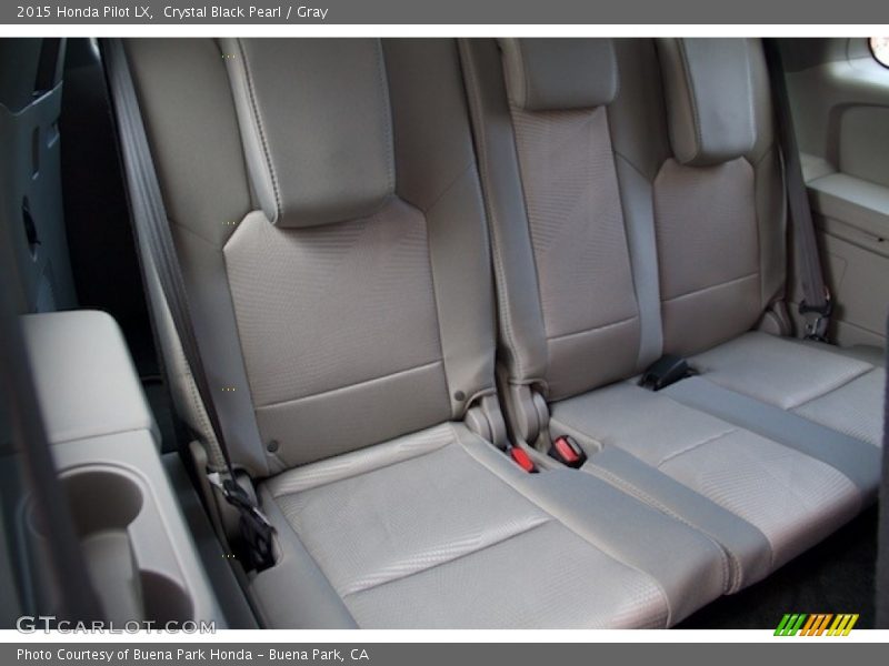 Crystal Black Pearl / Gray 2015 Honda Pilot LX