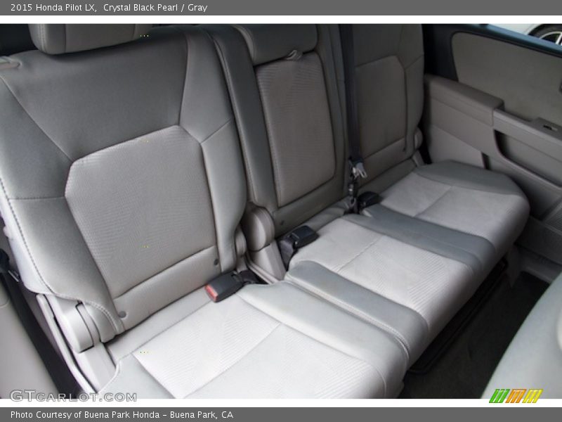 Crystal Black Pearl / Gray 2015 Honda Pilot LX