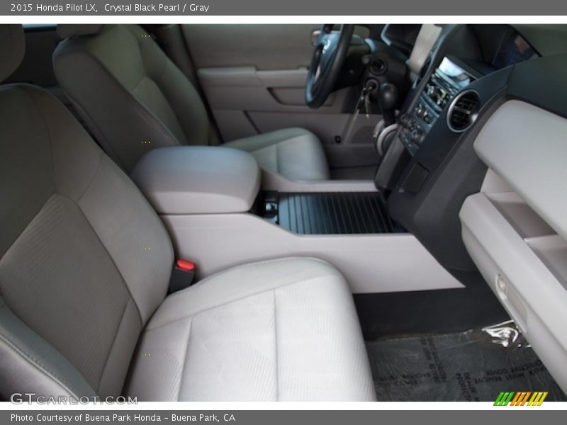 Crystal Black Pearl / Gray 2015 Honda Pilot LX