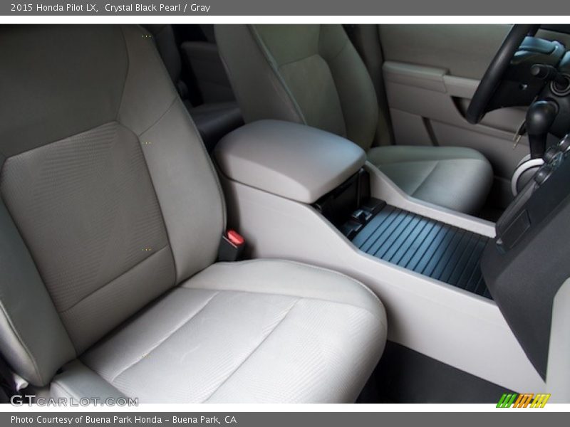 Crystal Black Pearl / Gray 2015 Honda Pilot LX