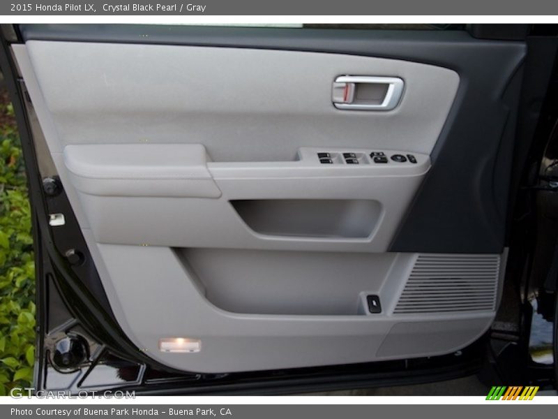 Crystal Black Pearl / Gray 2015 Honda Pilot LX