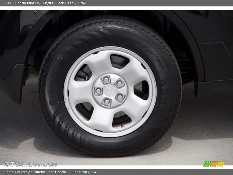 Crystal Black Pearl / Gray 2015 Honda Pilot LX