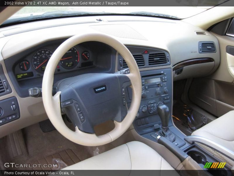 Ash Gold Metallic / Taupe/Taupe 2002 Volvo V70 2.4T XC AWD Wagon