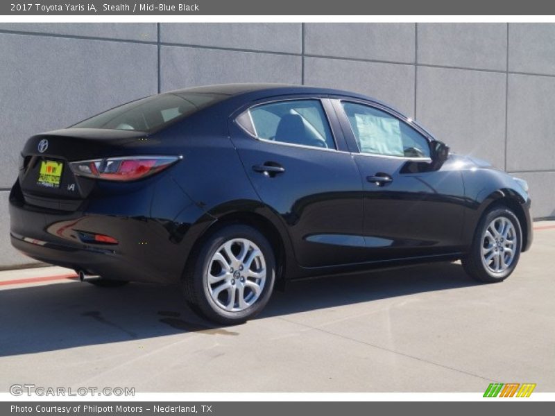 Stealth / Mid-Blue Black 2017 Toyota Yaris iA