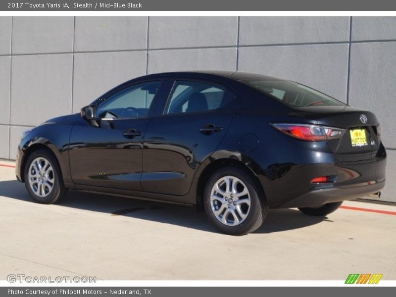 Stealth / Mid-Blue Black 2017 Toyota Yaris iA