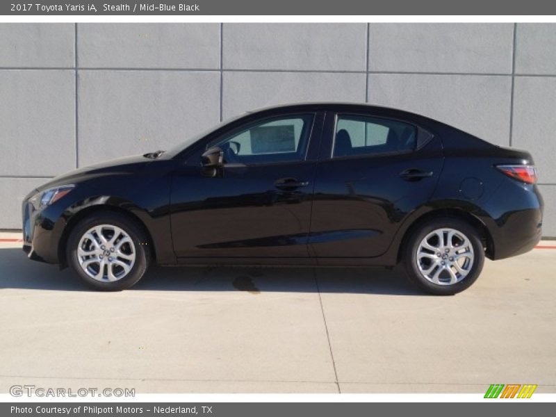 Stealth / Mid-Blue Black 2017 Toyota Yaris iA