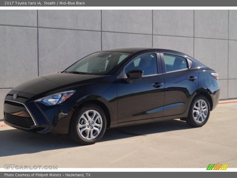 Stealth / Mid-Blue Black 2017 Toyota Yaris iA
