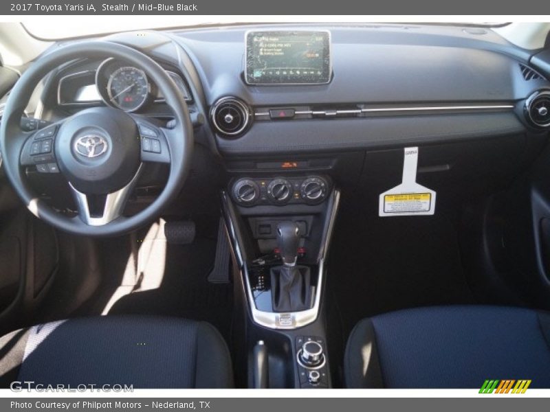 Stealth / Mid-Blue Black 2017 Toyota Yaris iA