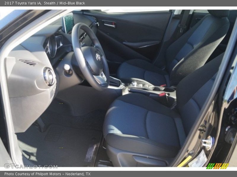 Stealth / Mid-Blue Black 2017 Toyota Yaris iA