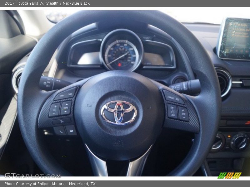 Stealth / Mid-Blue Black 2017 Toyota Yaris iA