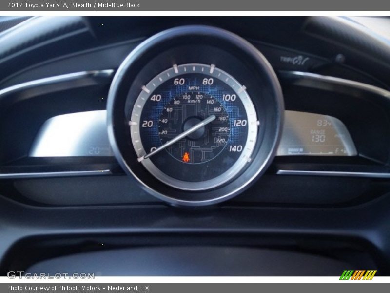 Stealth / Mid-Blue Black 2017 Toyota Yaris iA