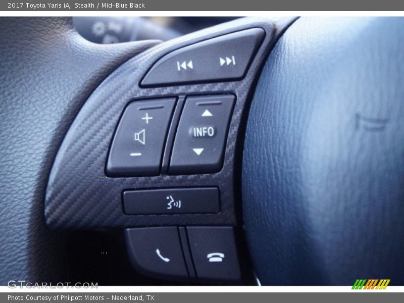 Stealth / Mid-Blue Black 2017 Toyota Yaris iA