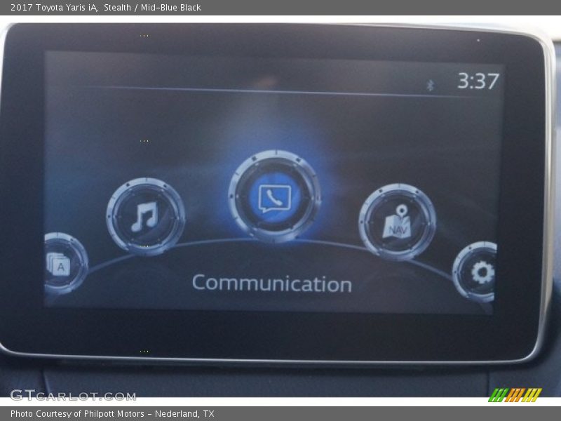 Stealth / Mid-Blue Black 2017 Toyota Yaris iA