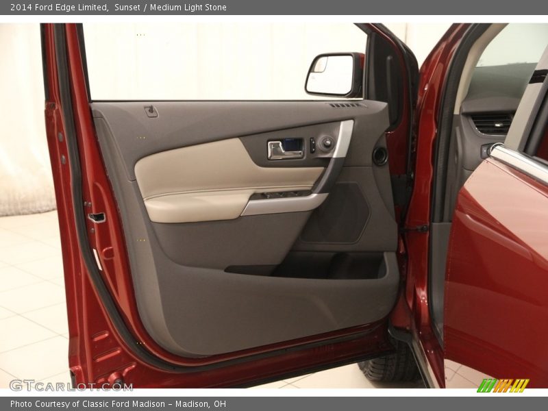Sunset / Medium Light Stone 2014 Ford Edge Limited