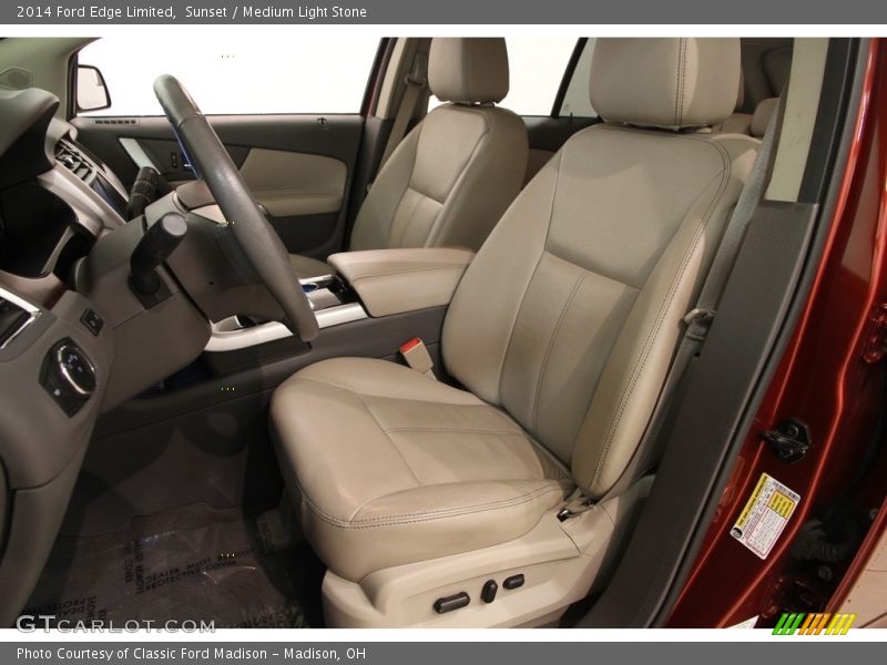 Sunset / Medium Light Stone 2014 Ford Edge Limited