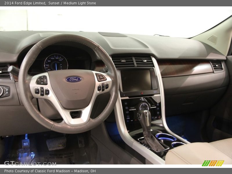 Sunset / Medium Light Stone 2014 Ford Edge Limited