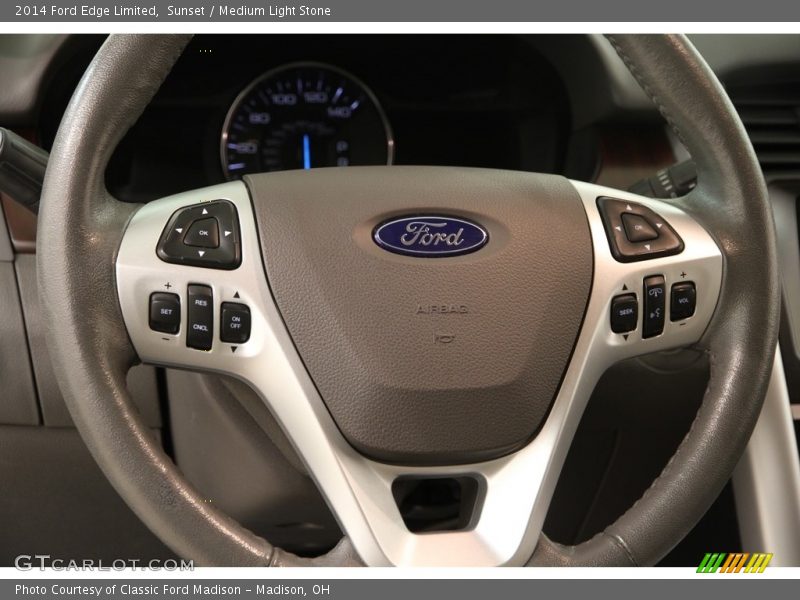 Sunset / Medium Light Stone 2014 Ford Edge Limited