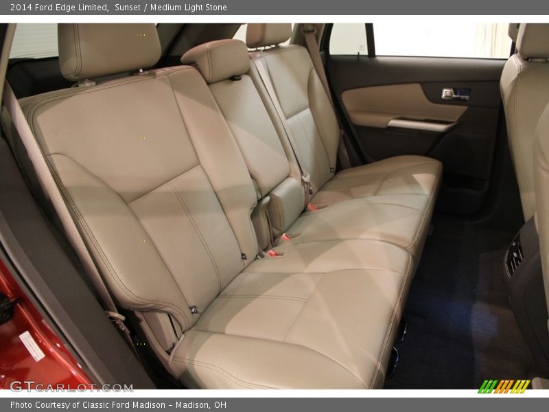 Sunset / Medium Light Stone 2014 Ford Edge Limited