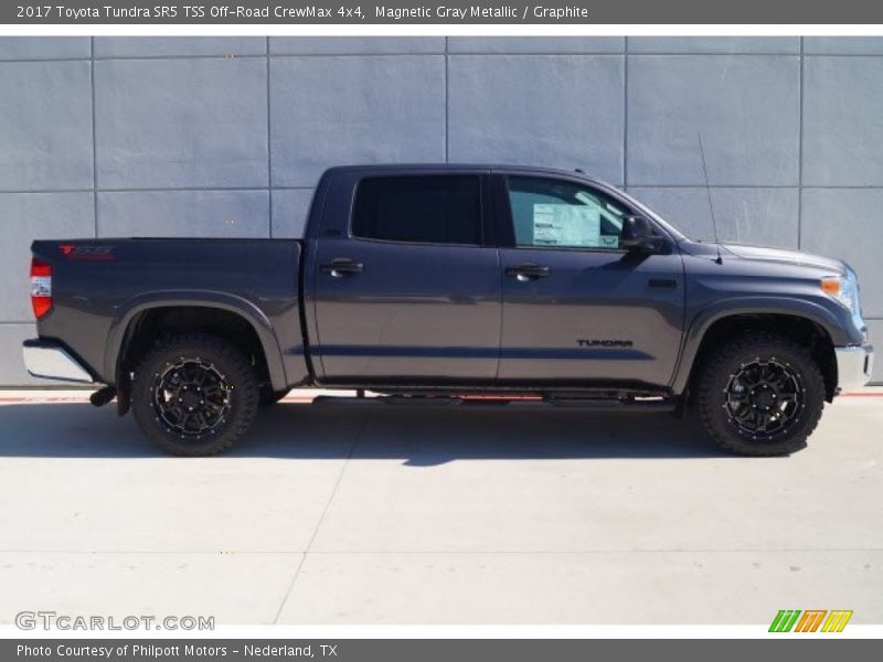 Magnetic Gray Metallic / Graphite 2017 Toyota Tundra SR5 TSS Off-Road CrewMax 4x4