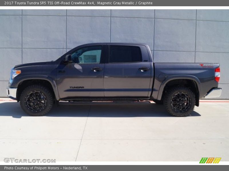 Magnetic Gray Metallic / Graphite 2017 Toyota Tundra SR5 TSS Off-Road CrewMax 4x4