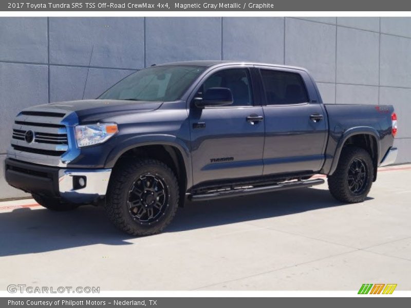 Magnetic Gray Metallic / Graphite 2017 Toyota Tundra SR5 TSS Off-Road CrewMax 4x4