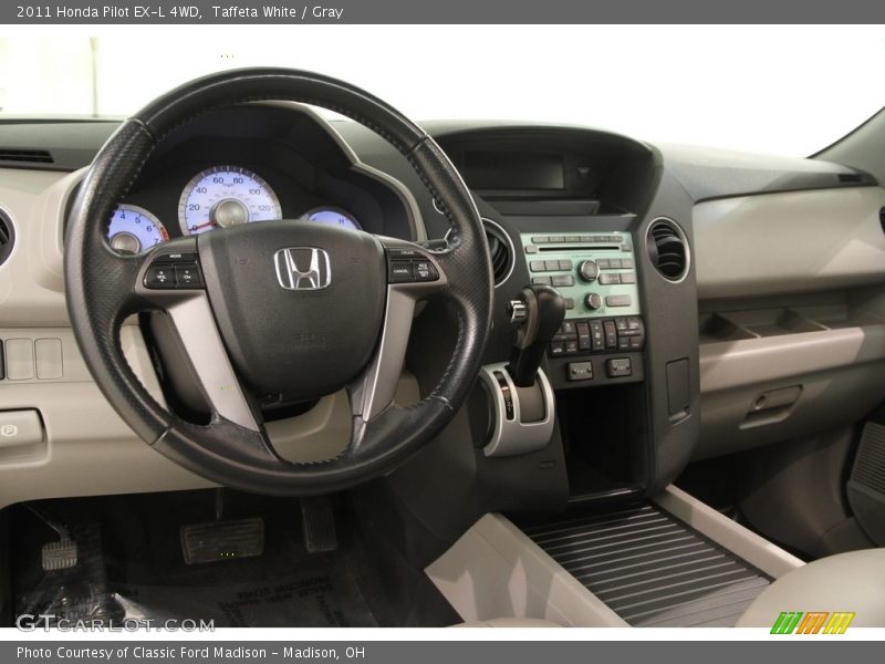 Taffeta White / Gray 2011 Honda Pilot EX-L 4WD