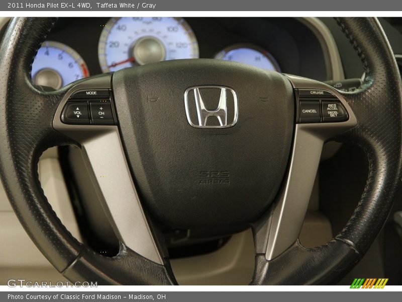 Taffeta White / Gray 2011 Honda Pilot EX-L 4WD
