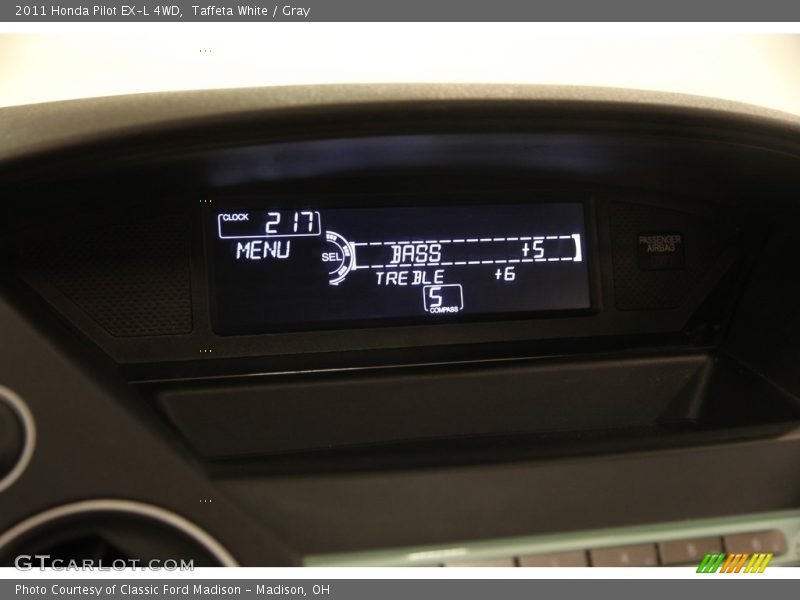 Taffeta White / Gray 2011 Honda Pilot EX-L 4WD